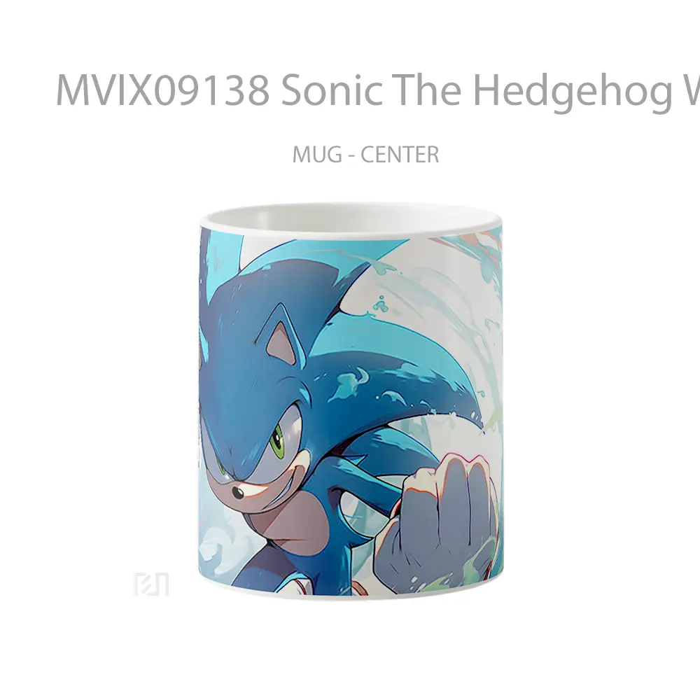 Mug Sonic The Hedgehog Wave Hadiah Lucu dan Menarik