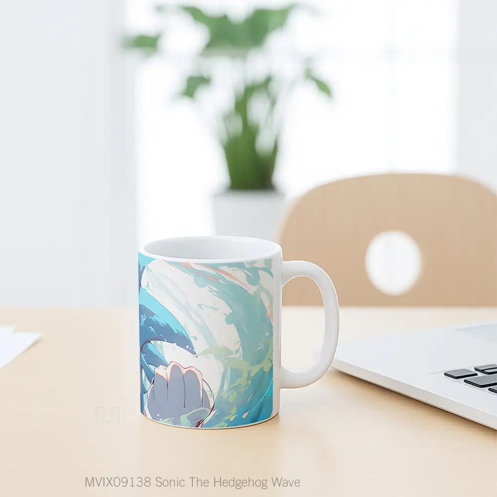 Mug Sonic The Hedgehog Wave Hadiah Lucu dan Menarik - All-side / Desain