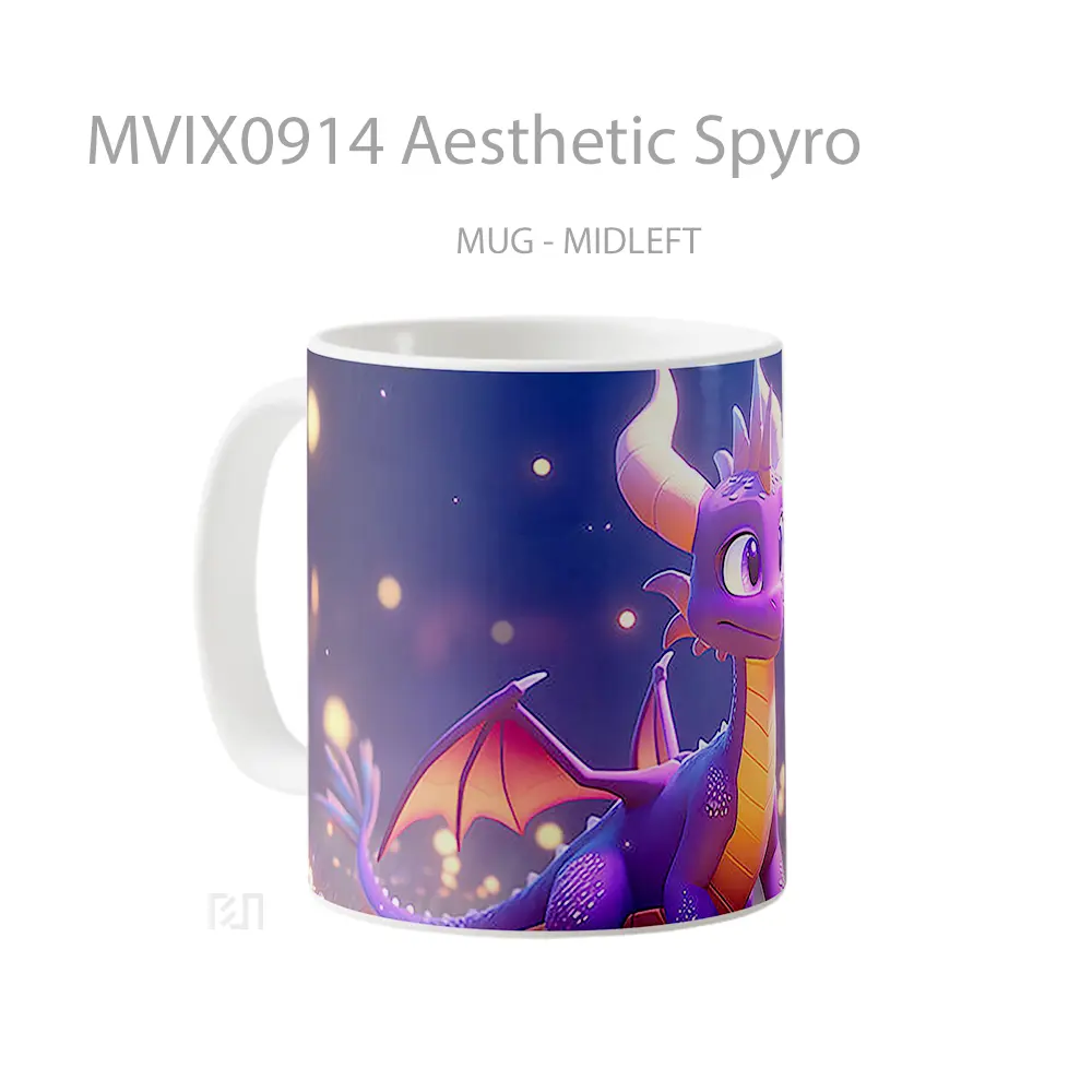 Mug Aesthetic Spyro Koleksi Mug Limited Edition - All-side / Desain