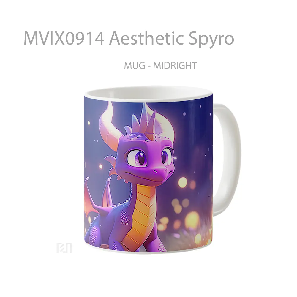 Mug Aesthetic Spyro Koleksi Mug Limited Edition - All-side / Desain