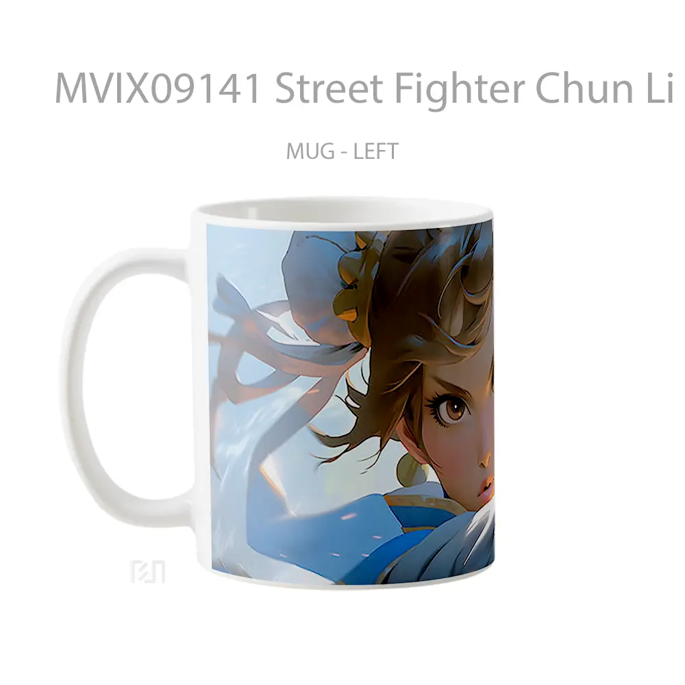 Mug Street Fighter Chun Li Aesthetic Koleksi Mug Limited Edition - All-side / Desain