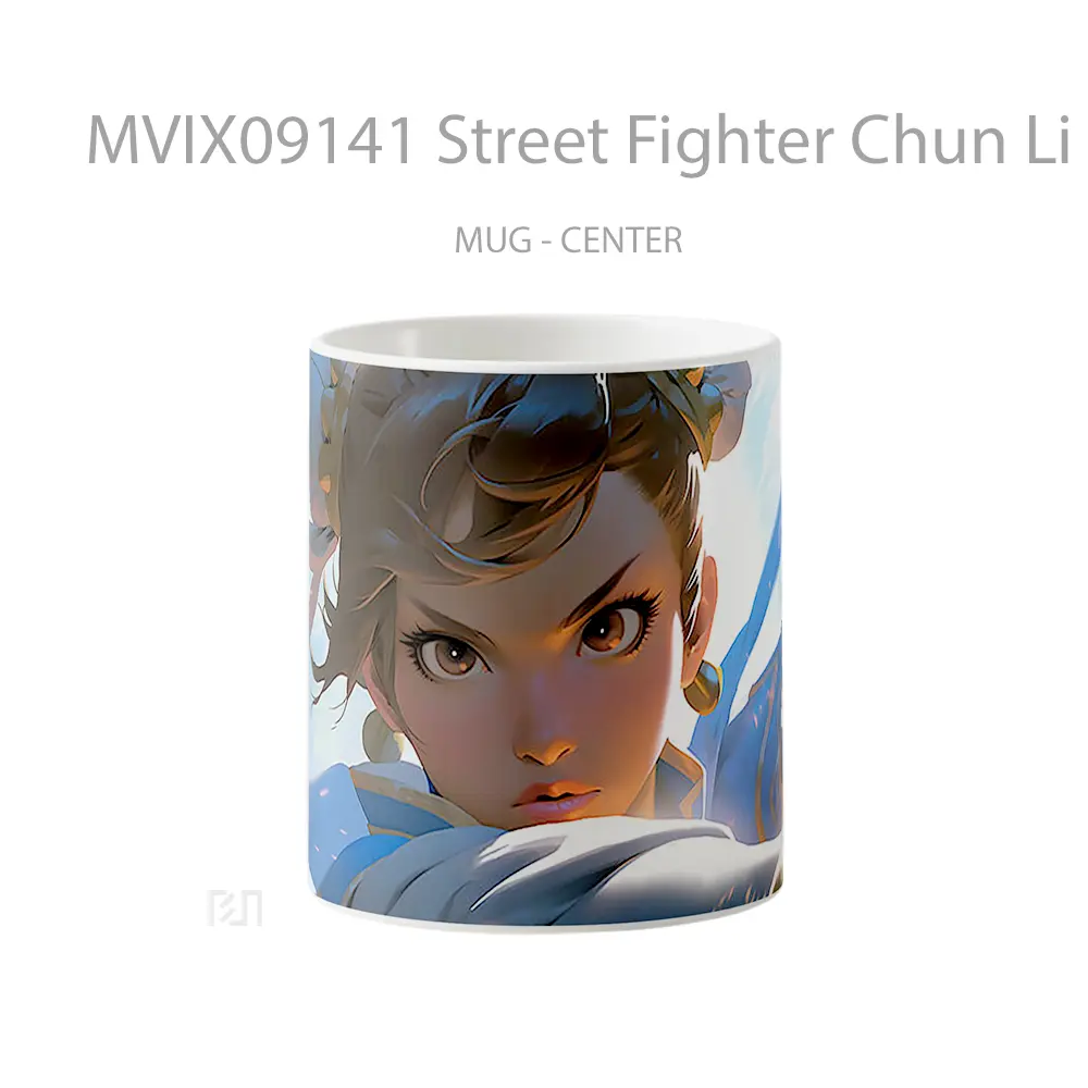 Mug Keramik Premium SNI - Mug Street Fighter Chun Li Aesthetic Koleksi Mug Limited Edition