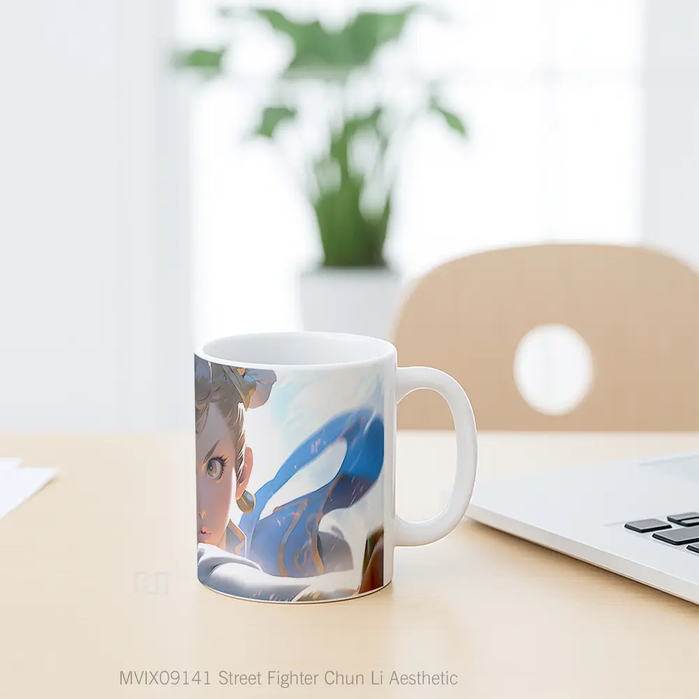 Mug Street Fighter Chun Li Aesthetic Koleksi Mug Limited Edition - All-side / Desain