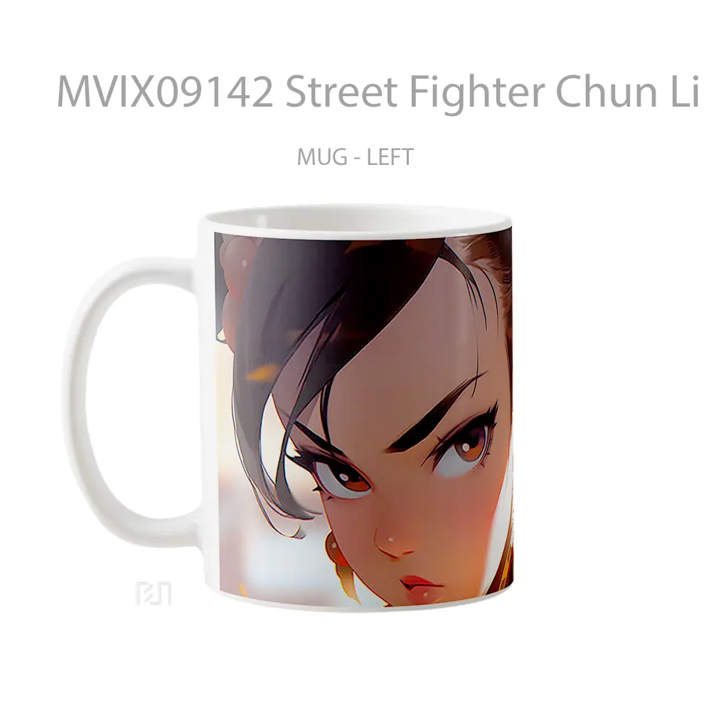 Mug Street Fighter Chun Li Hadiah Lucu dan Menarik - All-side / Desain