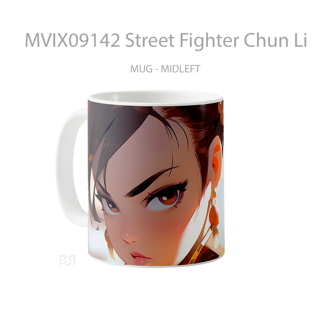 Mug Street Fighter Chun Li Hadiah Lucu dan Menarik - All-side / Desain