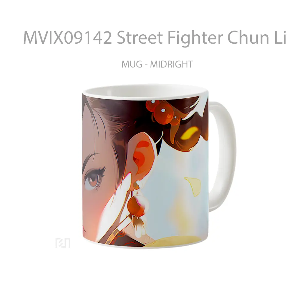 Mug Street Fighter Chun Li Hadiah Lucu dan Menarik - All-side / Desain