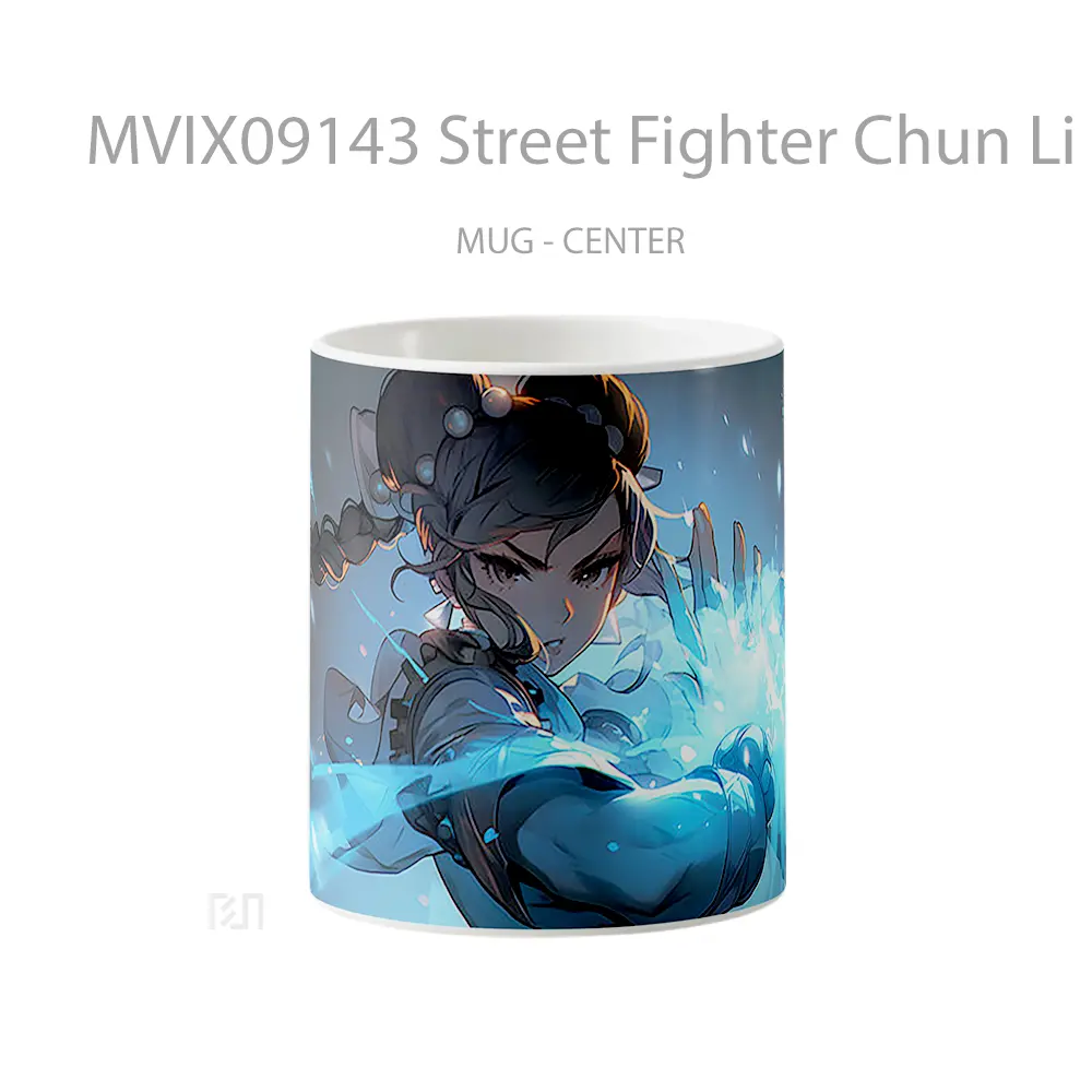 Mug Street Fighter Chun Li Uses Abilities Mug Aesthetic Koleksi Spesial