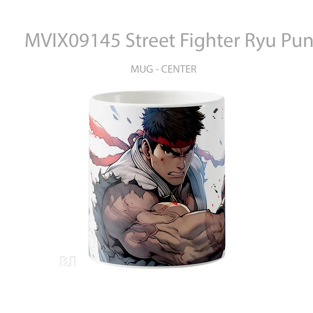 Mug Street Fighter Ryu Punch Hadiah Lucu dan Menarik