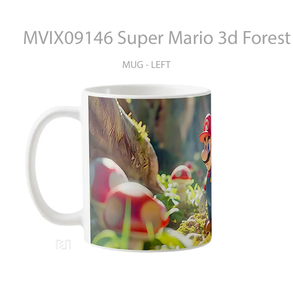 Mug Super Mario 3D Forest Hadiah Lucu dan Menarik - All-side / Desain