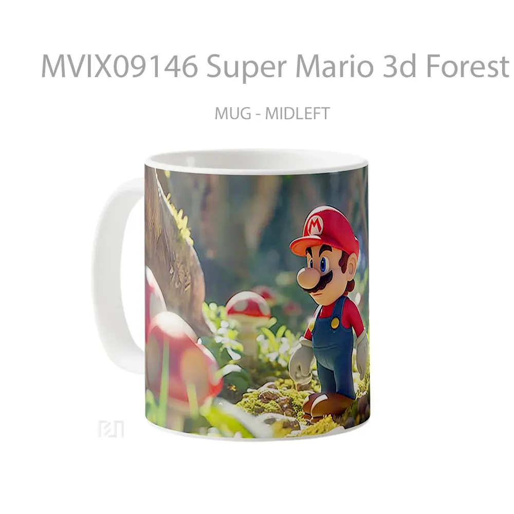Mug Super Mario 3D Forest Hadiah Lucu dan Menarik - All-side / Desain