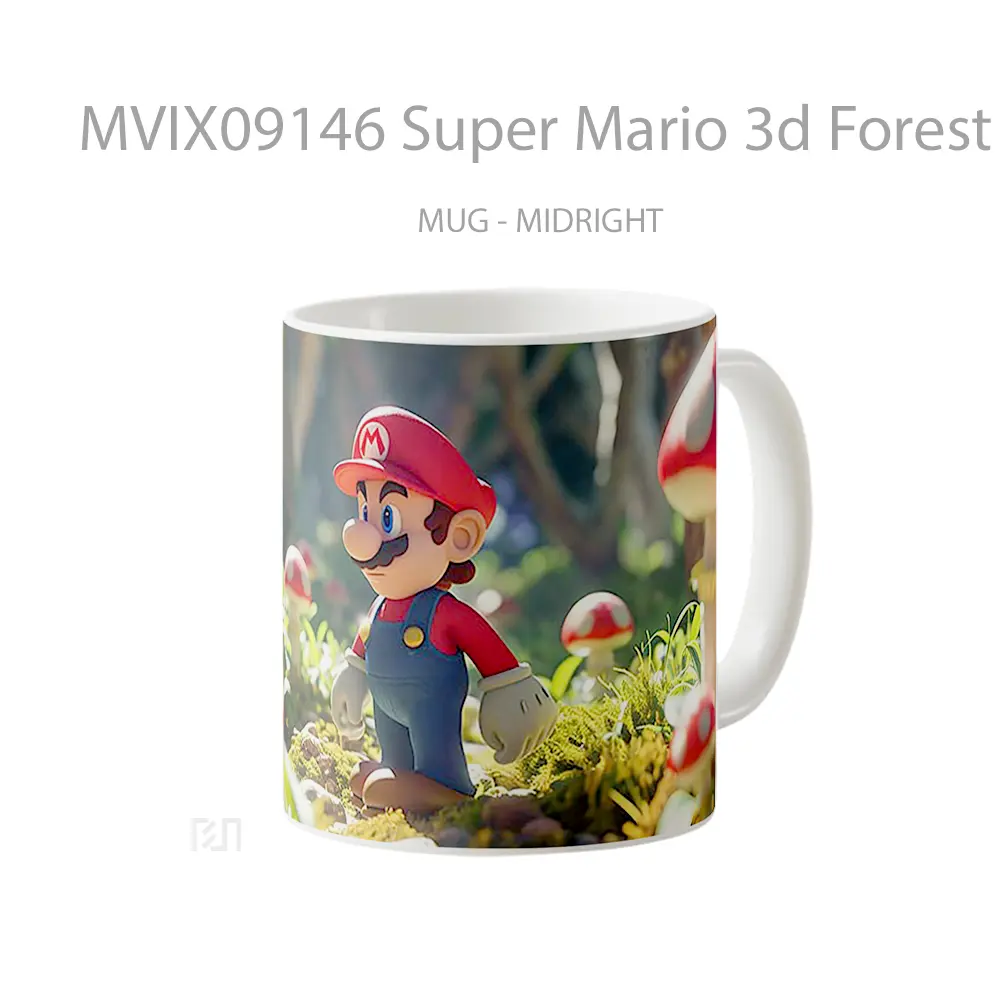 Mug Super Mario 3D Forest Hadiah Lucu dan Menarik - All-side / Desain