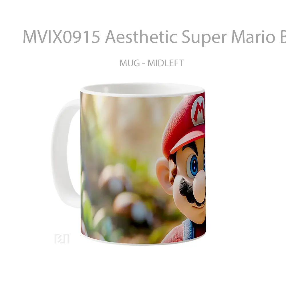 Mug Aesthetic Super Mario Blur Koleksi Mug Limited Edition - All-side / Desain