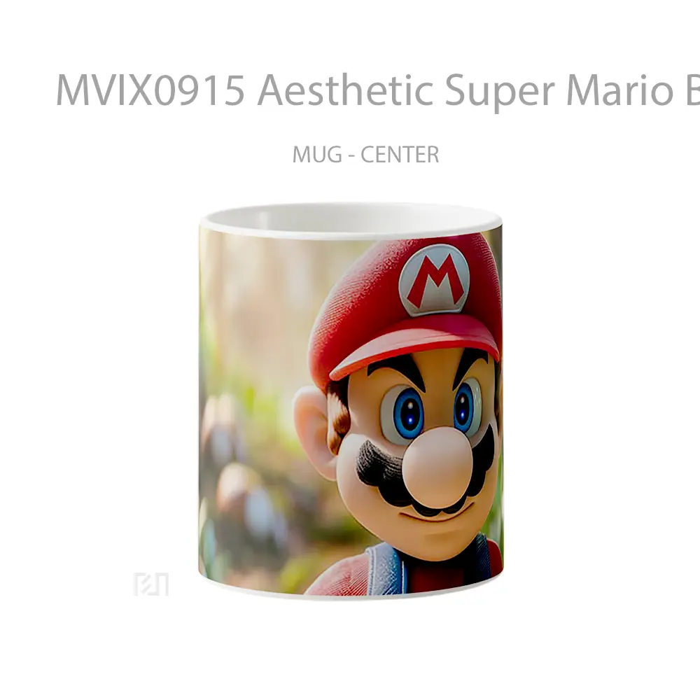 Mug Aesthetic Super Mario Blur Koleksi Mug Limited Edition