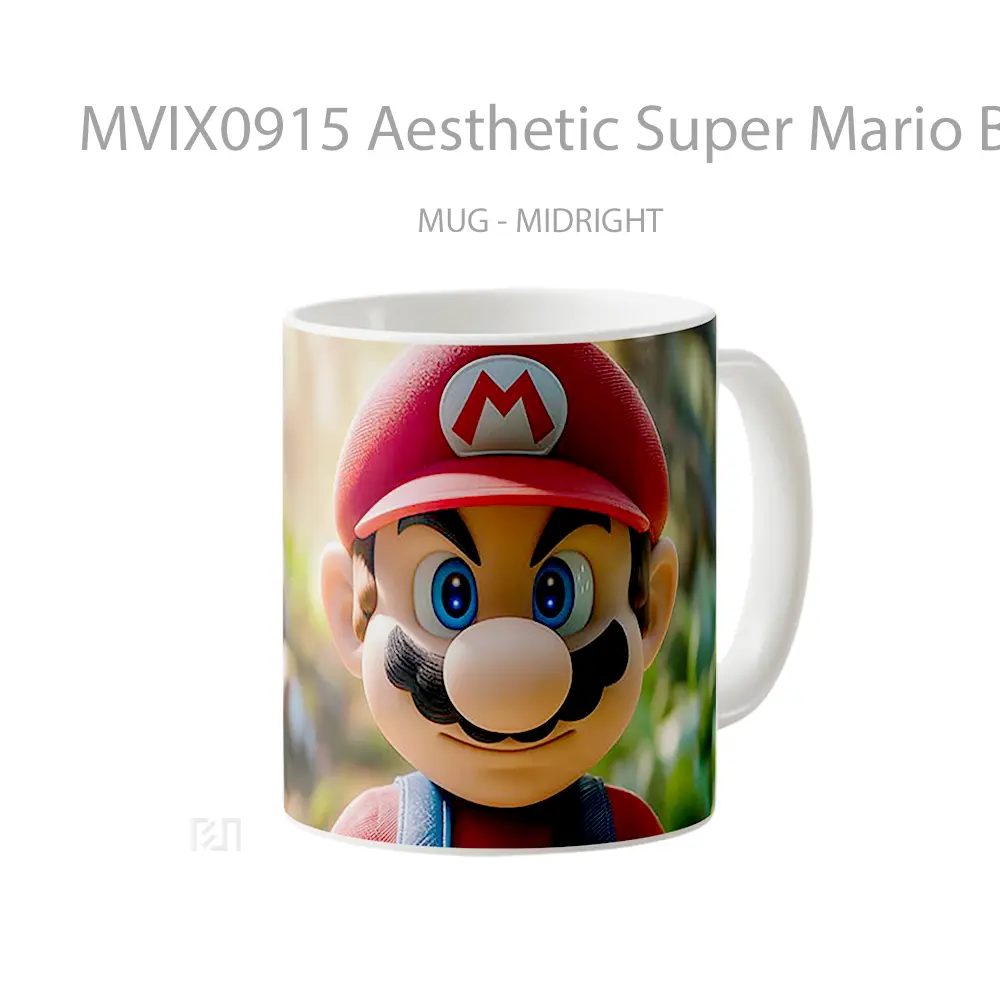 Mug Aesthetic Super Mario Blur Koleksi Mug Limited Edition - All-side / Desain