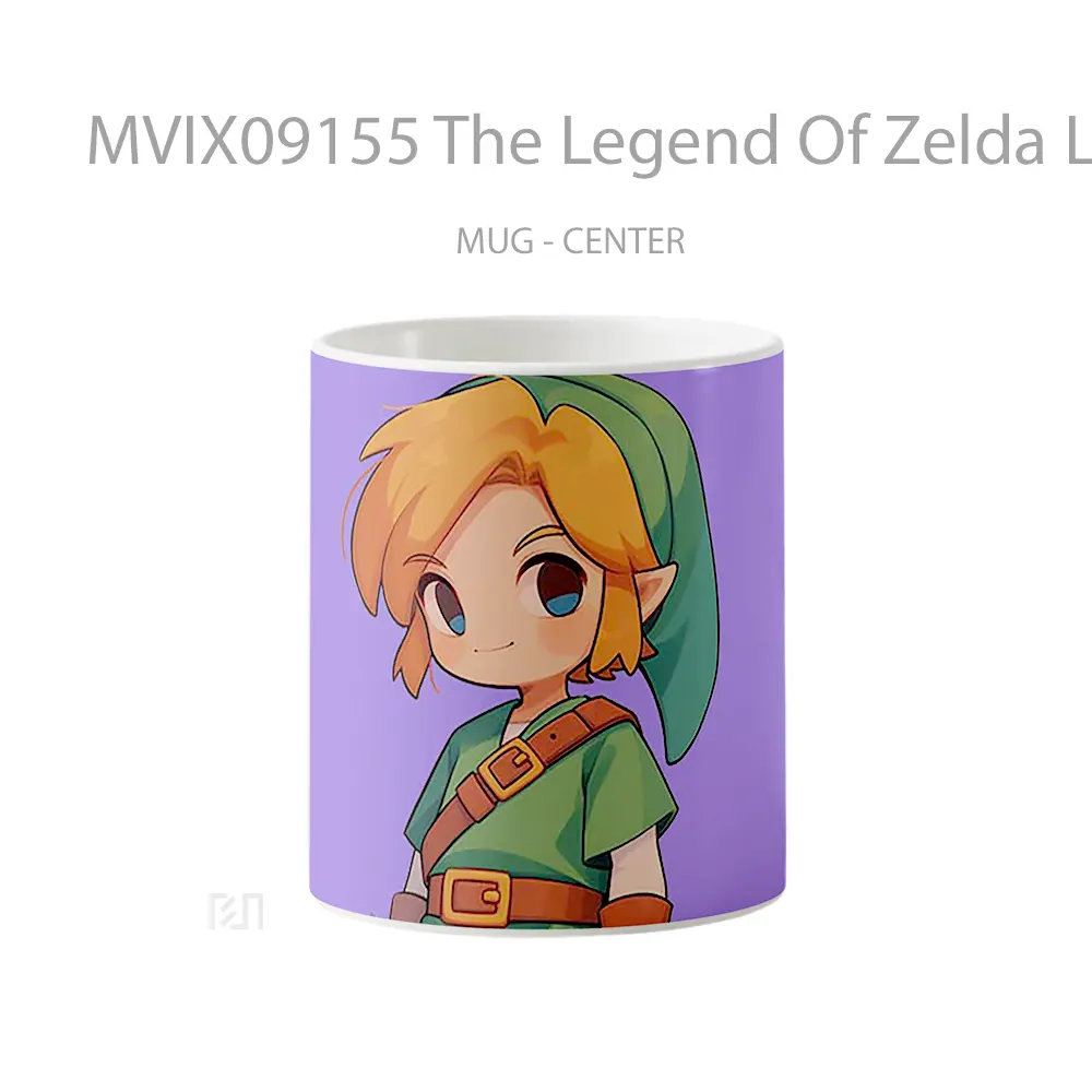 Mug The Legend Of Zelda Link Cute Purple Hadiah Lucu dan Menarik