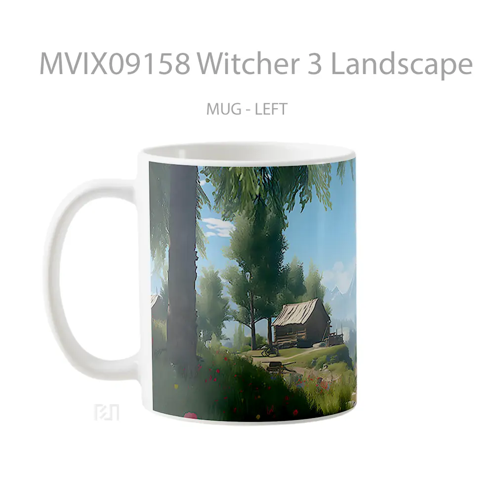 Mug Witcher 3 Landscape Koleksi Mug Limited Edition - All-side / Desain