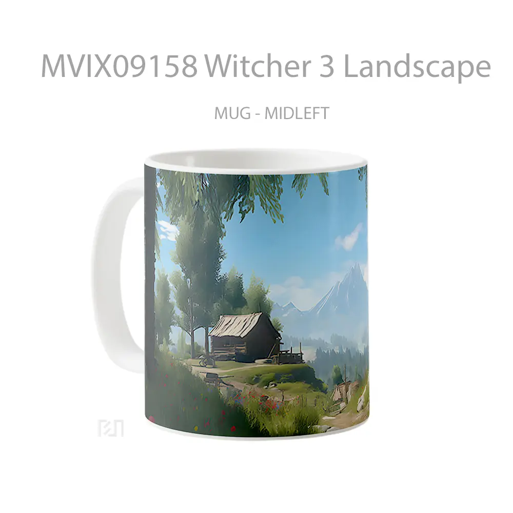 Mug Witcher 3 Landscape Koleksi Mug Limited Edition - All-side / Desain