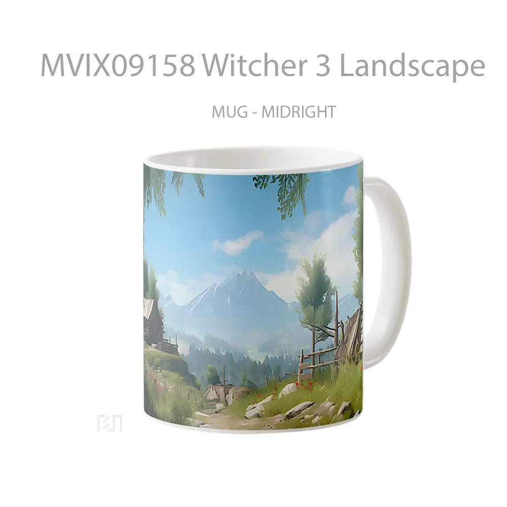 Mug Witcher 3 Landscape Koleksi Mug Limited Edition - All-side / Desain