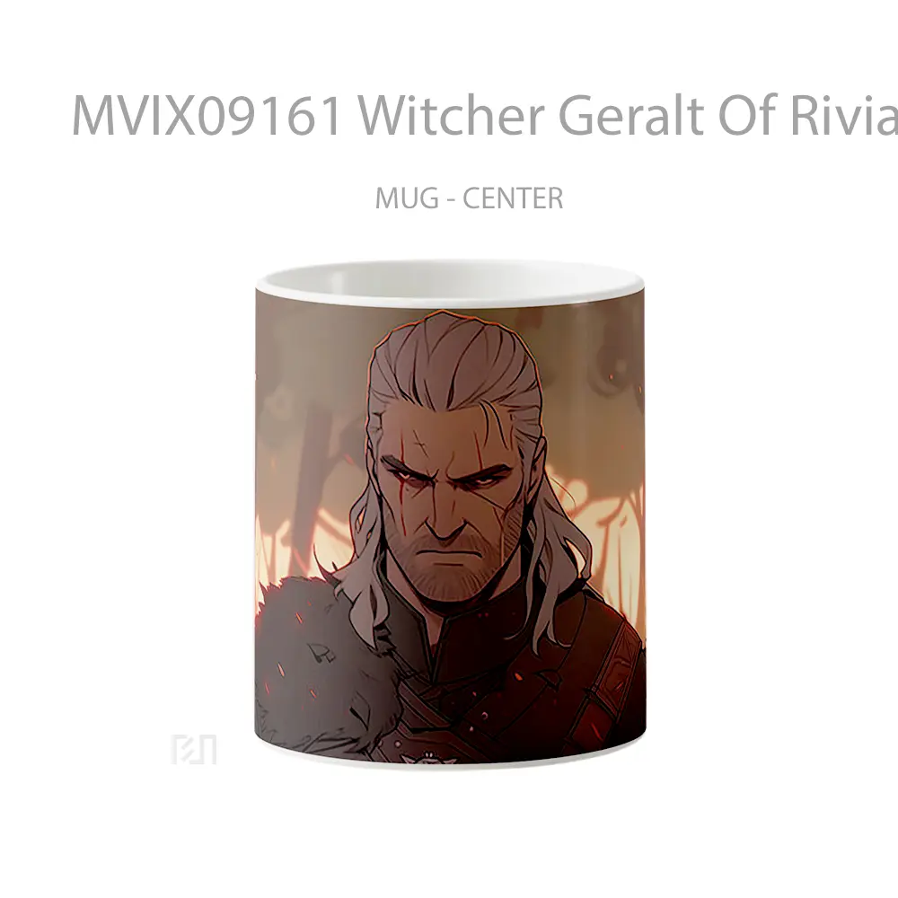 Mug Witcher Geralt Of Rivia Fire Koleksi Mug Limited Edition