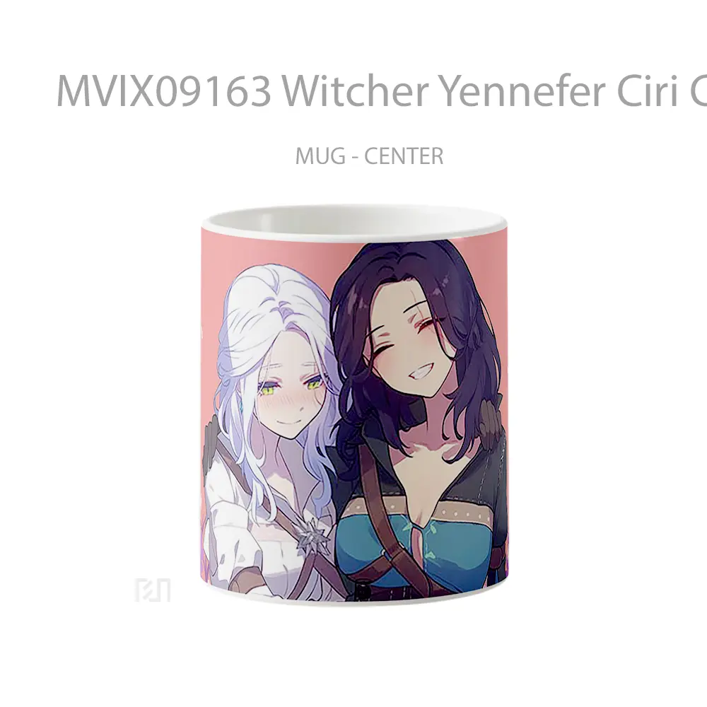 Mug Witcher Yennefer Ciri Cute Mug Aesthetic Koleksi Spesial