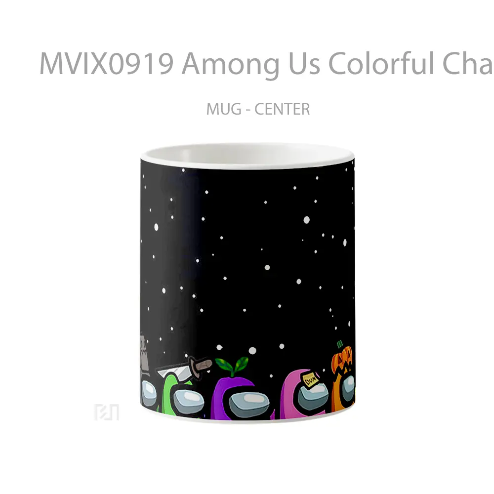 Mug Among Us Colorful Characters Koleksi Mug Limited Edition