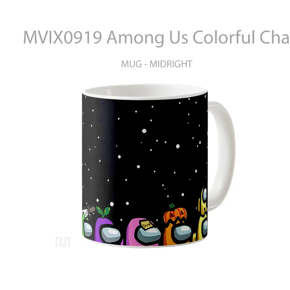 Mug Among Us Colorful Characters Koleksi Mug Limited Edition - All-side / Desain