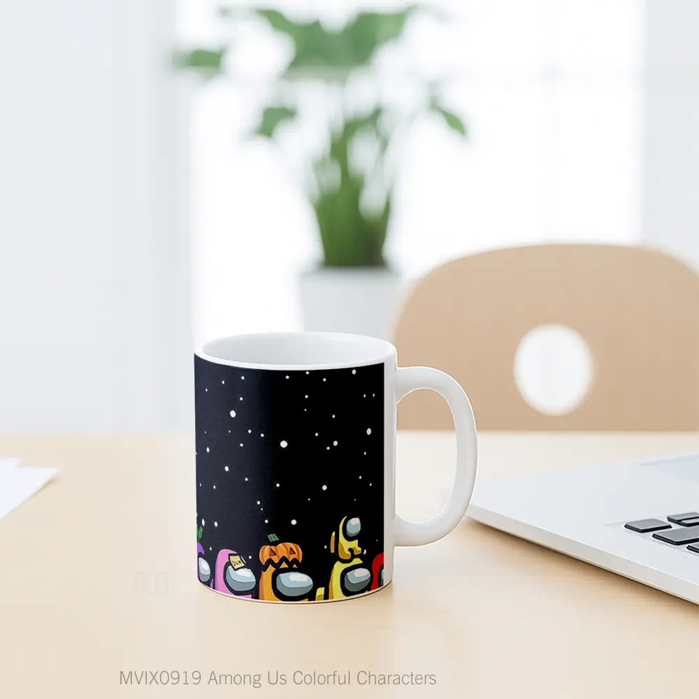 Mug Among Us Colorful Characters Koleksi Mug Limited Edition - All-side / Desain