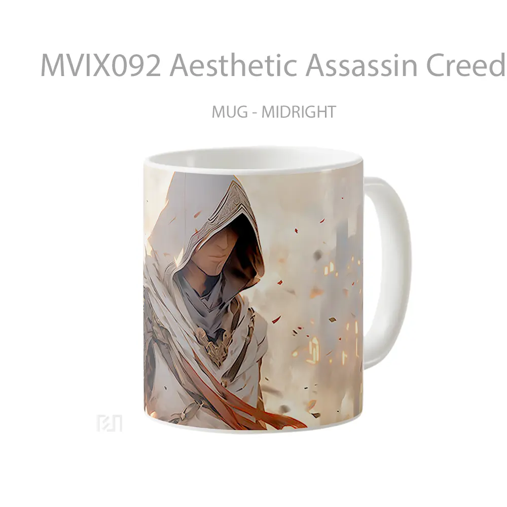 Mug Aesthetic Assassin Creed Mug Aesthetic Koleksi Spesial - All-side / Desain