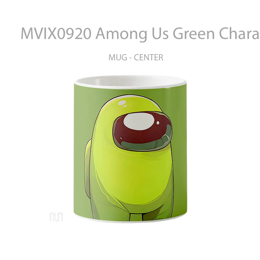 Mug Among Us Green Character Koleksi Mug Limited Edition