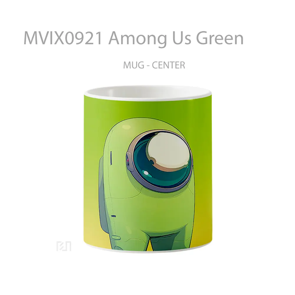 Mug Among Us Green Koleksi Mug Limited Edition