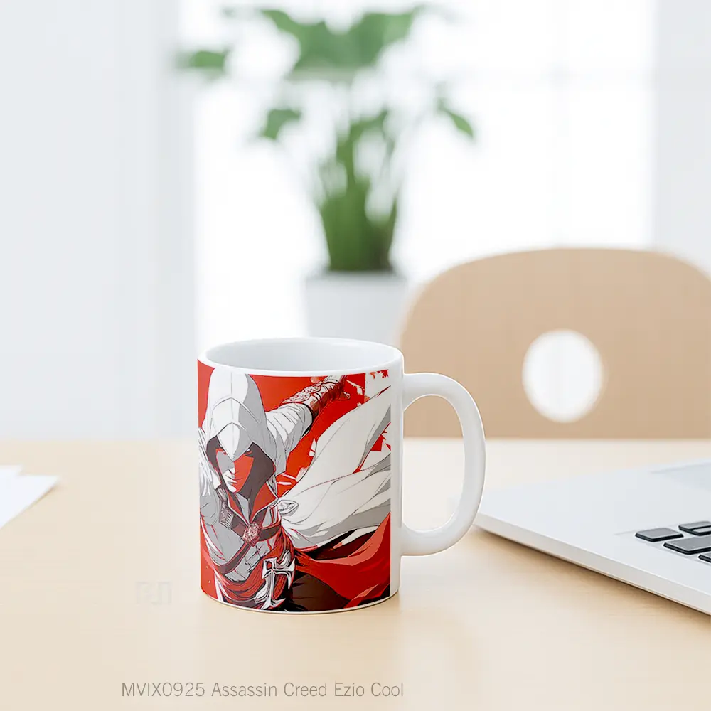 Mug Assassin Creed Ezio Cool Koleksi Mug Limited Edition - All-side / Desain