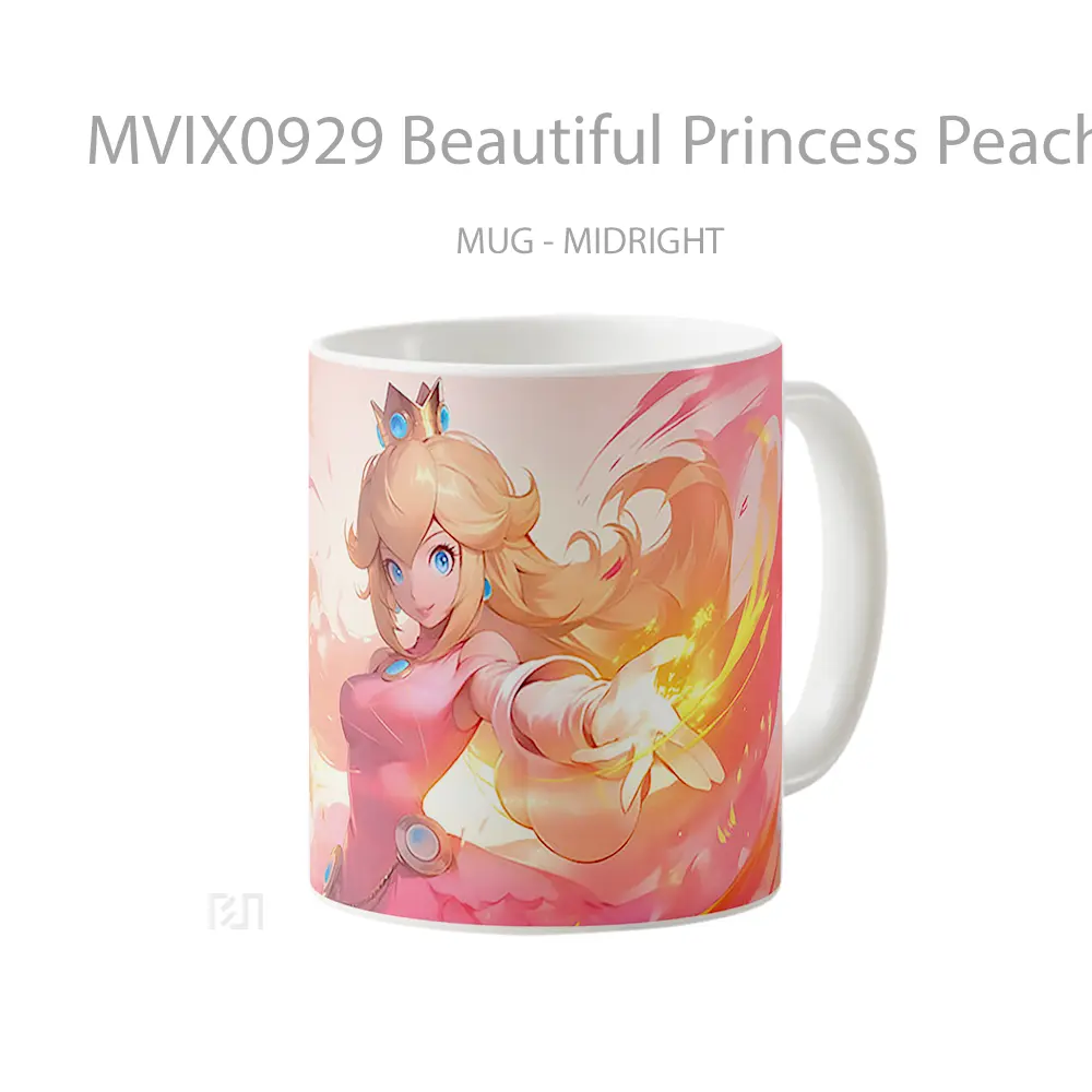 Mug Beautiful Princess Peach Koleksi Mug Limited Edition - All-side / Desain