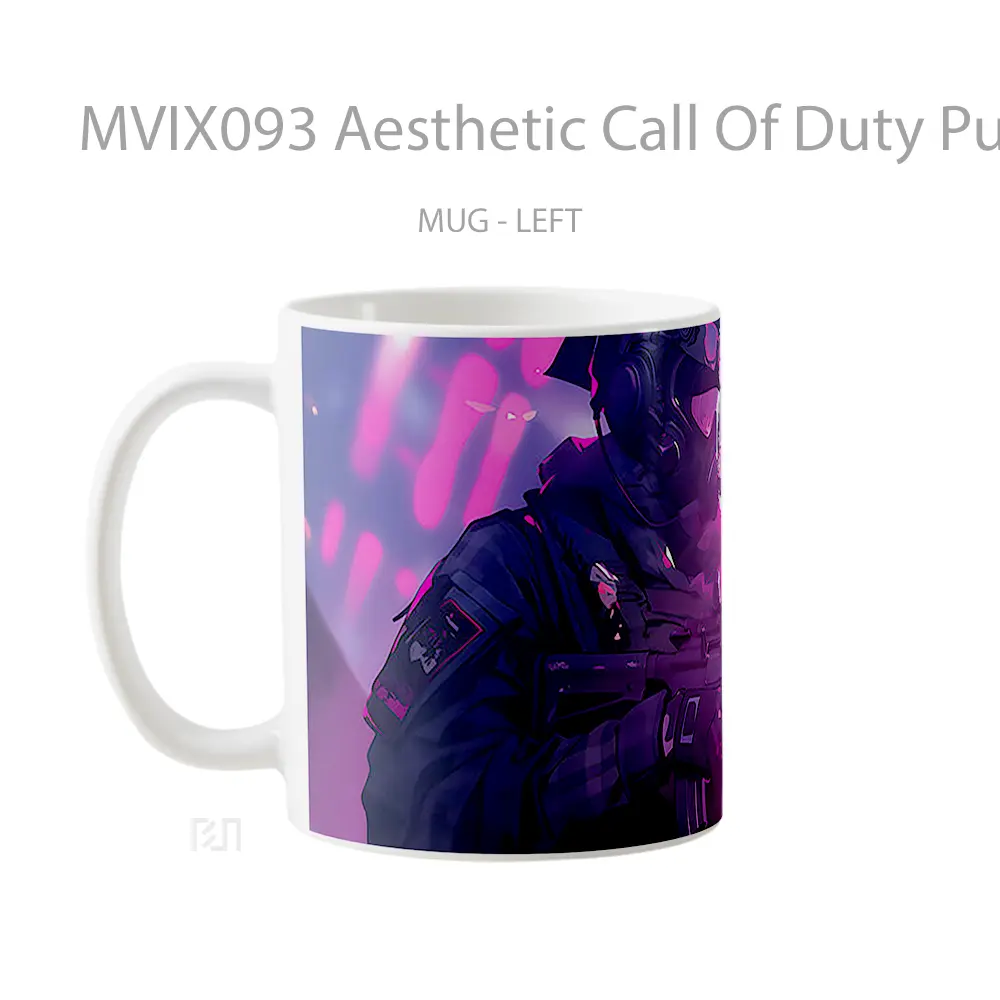 Mug Aesthetic Call Of Duty Purple Gelas Keramik Desain Unik - All-side / Desain