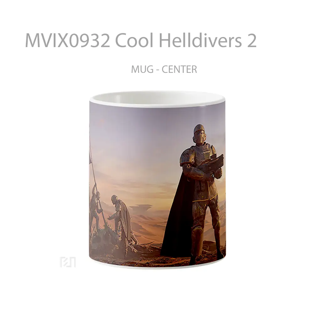 Mug Cool Helldivers 2 Mug Aesthetic Koleksi Spesial