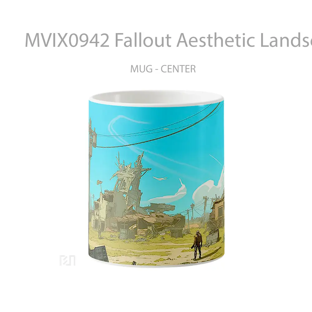Mug Fallout Aesthetic Landscape Mug Aesthetic Koleksi Spesial