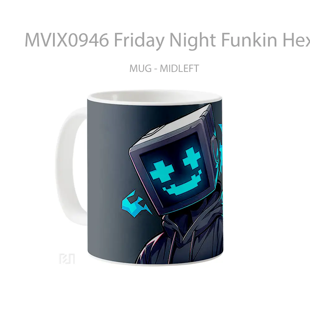 Mug Friday Night Funkin Hex In Hoodie Mug Aesthetic Koleksi Spesial - All-side / Desain