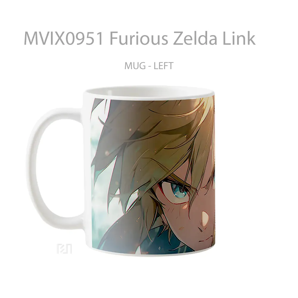 Mug Furious Zelda Link Koleksi Mug Limited Edition - All-side / Desain