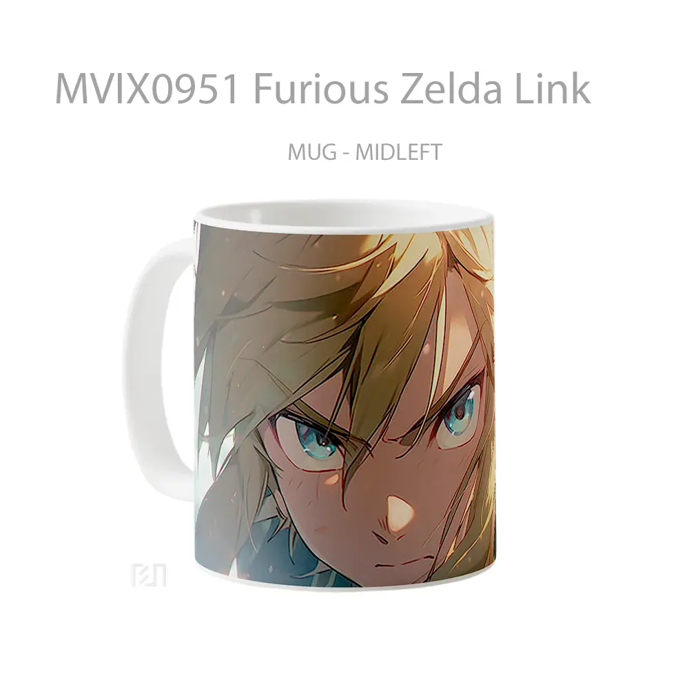 Mug Furious Zelda Link Koleksi Mug Limited Edition - All-side / Desain