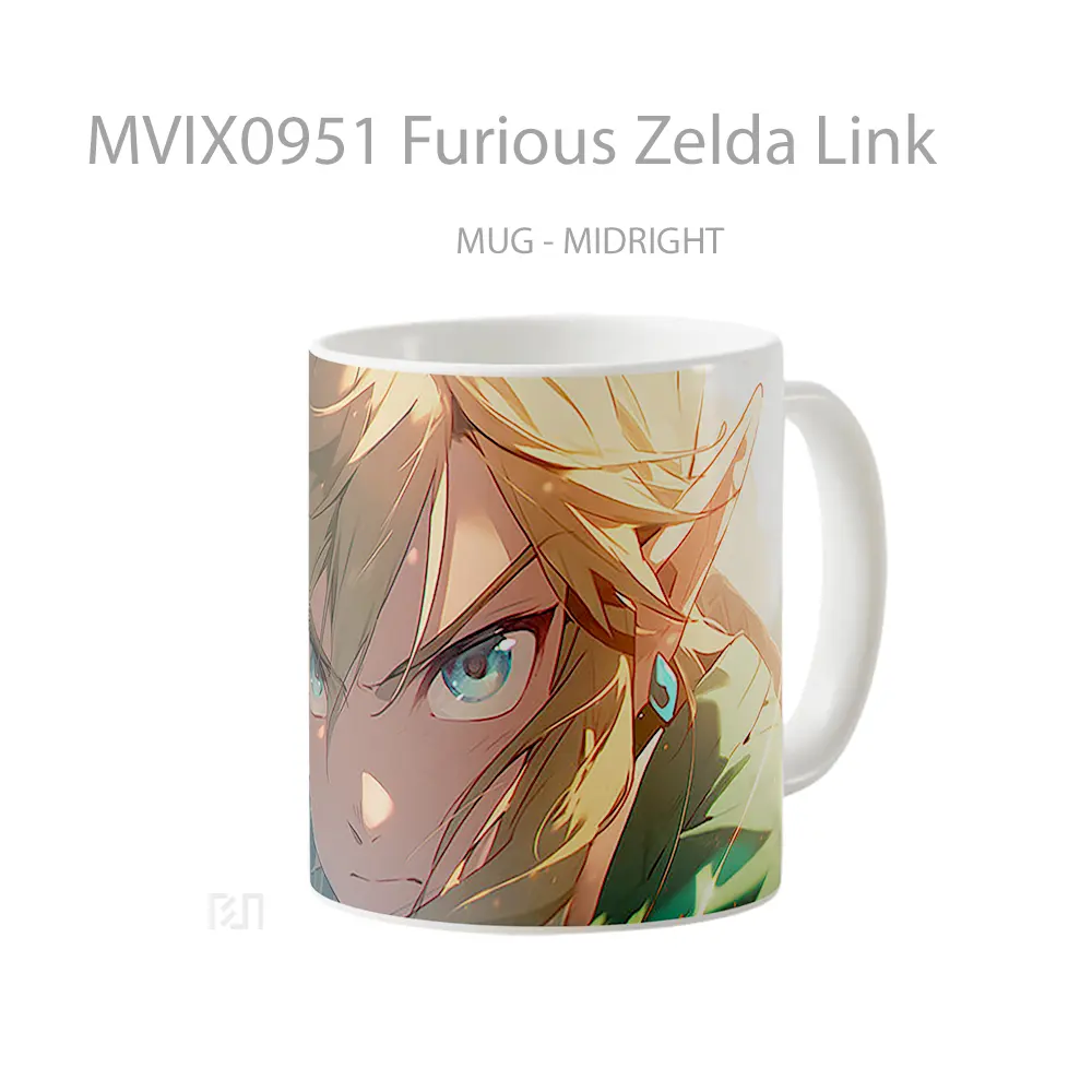Mug Furious Zelda Link Koleksi Mug Limited Edition - All-side / Desain