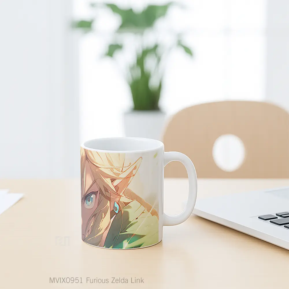 Mug Furious Zelda Link Koleksi Mug Limited Edition - All-side / Desain