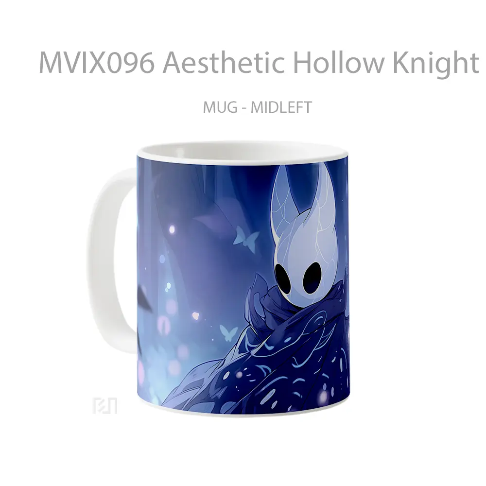 Mug Aesthetic Hollow Knight Purple Mug Aesthetic Koleksi Spesial - All-side / Desain