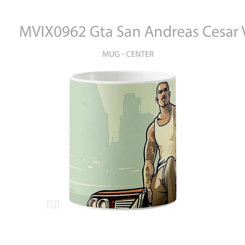 Mug Gta San Andreas Cesar Vialpando Gelas Keramik Desain Unik
