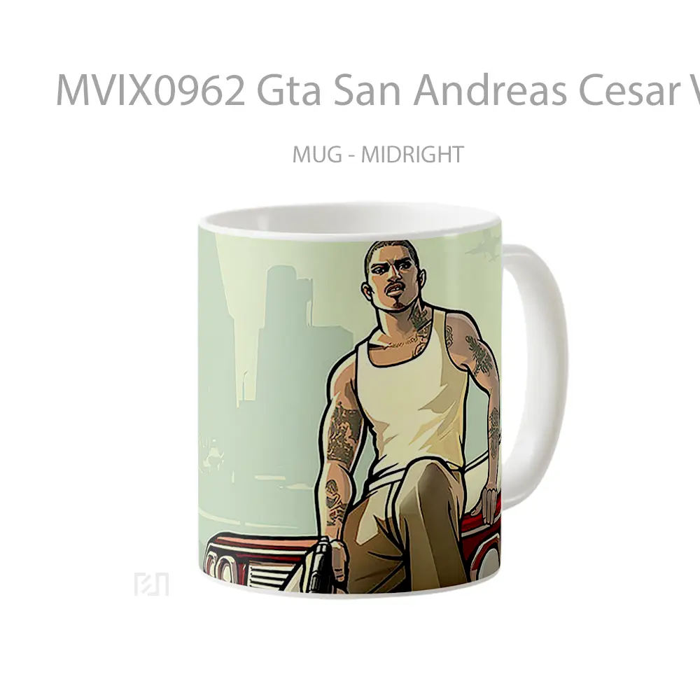 Mug Gta San Andreas Cesar Vialpando Gelas Keramik Desain Unik - All-side / Desain