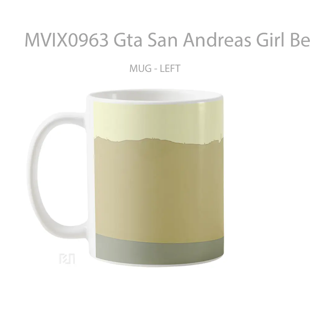 Mug Gta San Andreas Girl Beige Mug Aesthetic Koleksi Spesial - All-side / Desain
