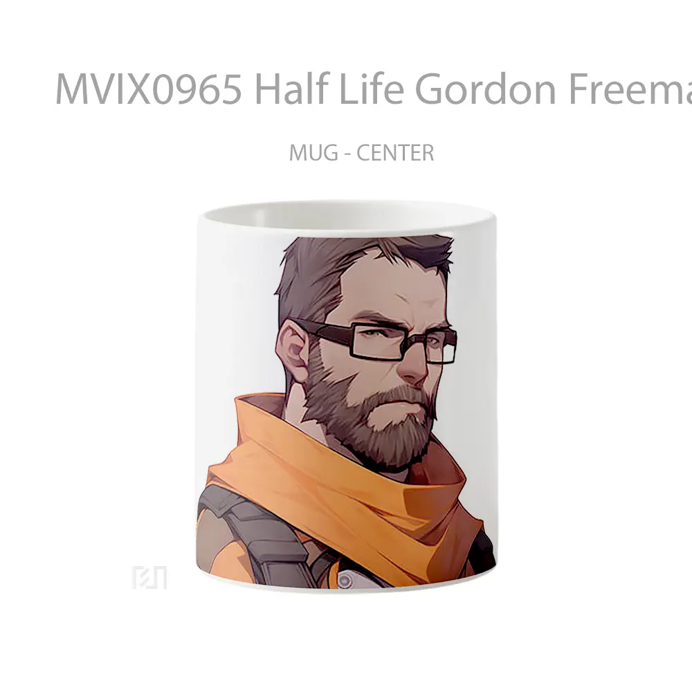 Mug Half Life Gordon Freeman White Koleksi Mug Limited Edition