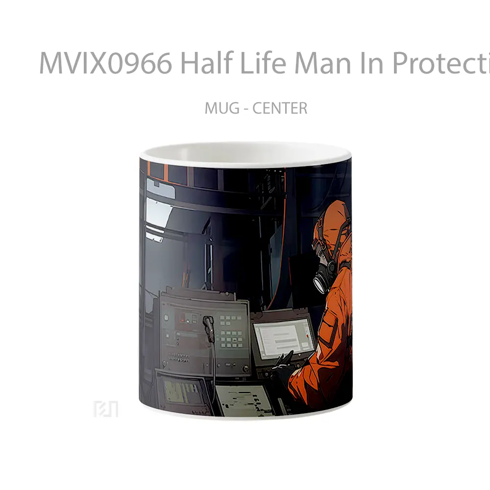 Mug Half Life Man In Protective Suit Koleksi Mug Limited Edition