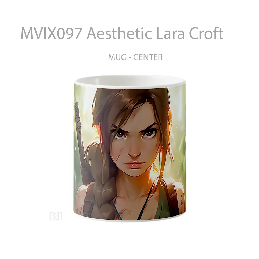 Mug Aesthetic Lara Croft Hadiah Lucu dan Menarik