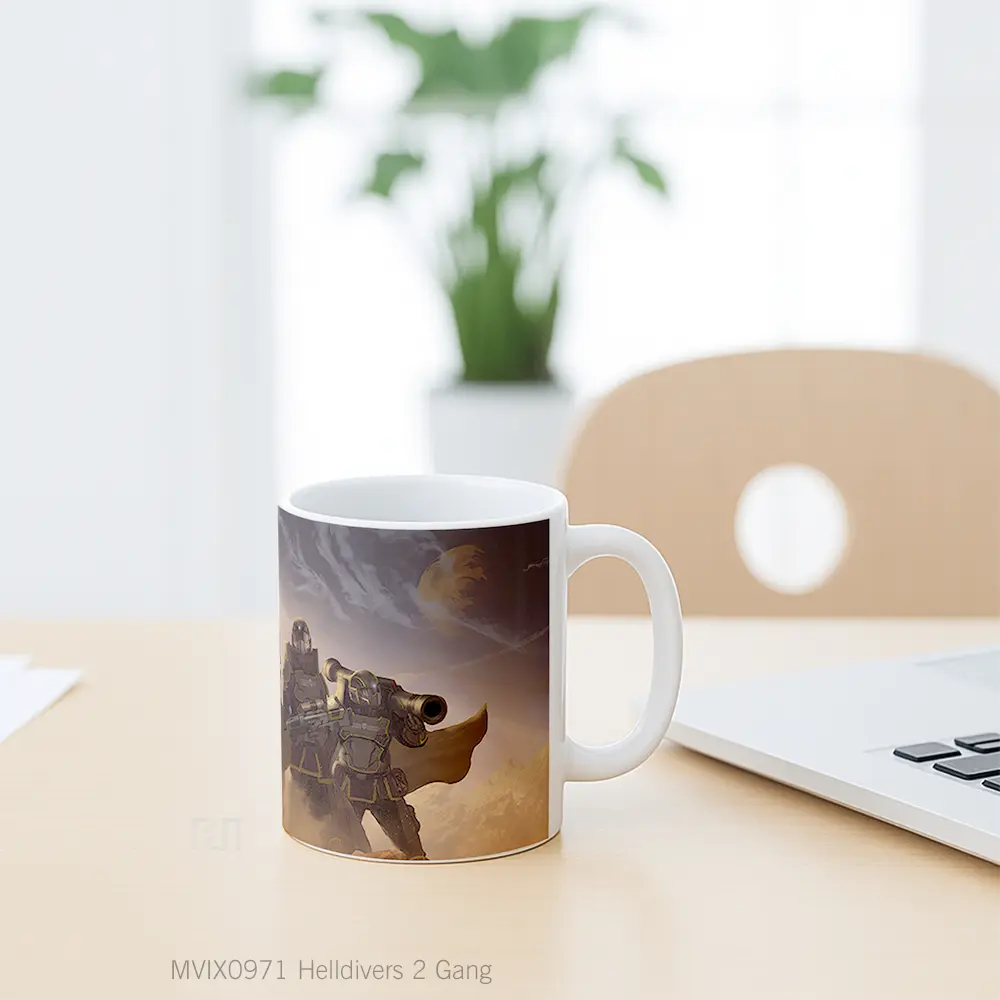Mug Helldivers 2 Gang Koleksi Mug Limited Edition - All-side / Desain