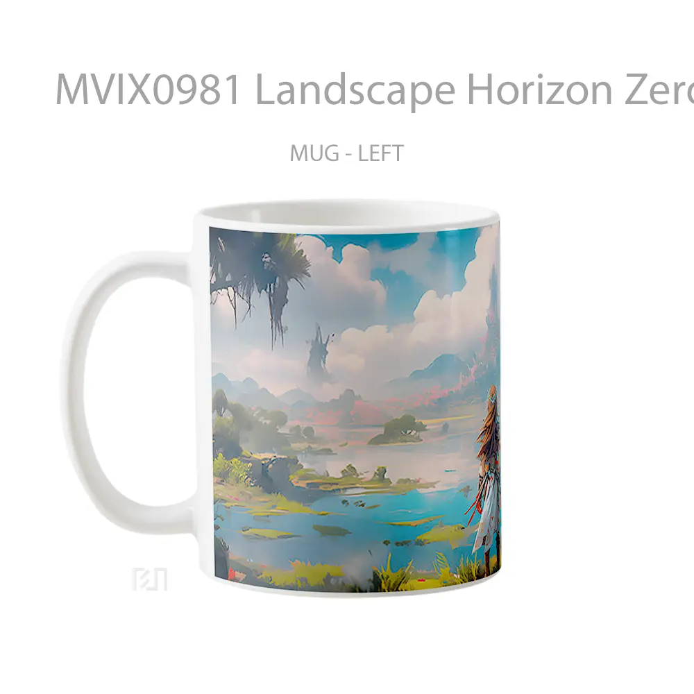 Mug Landscape Horizon Zero Dawn Hadiah Lucu dan Menarik - All-side / Desain