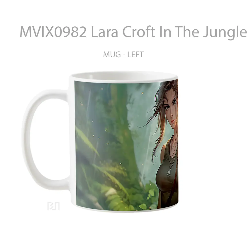 Mug Lara Croft In The Jungle Koleksi Mug Limited Edition - All-side / Desain